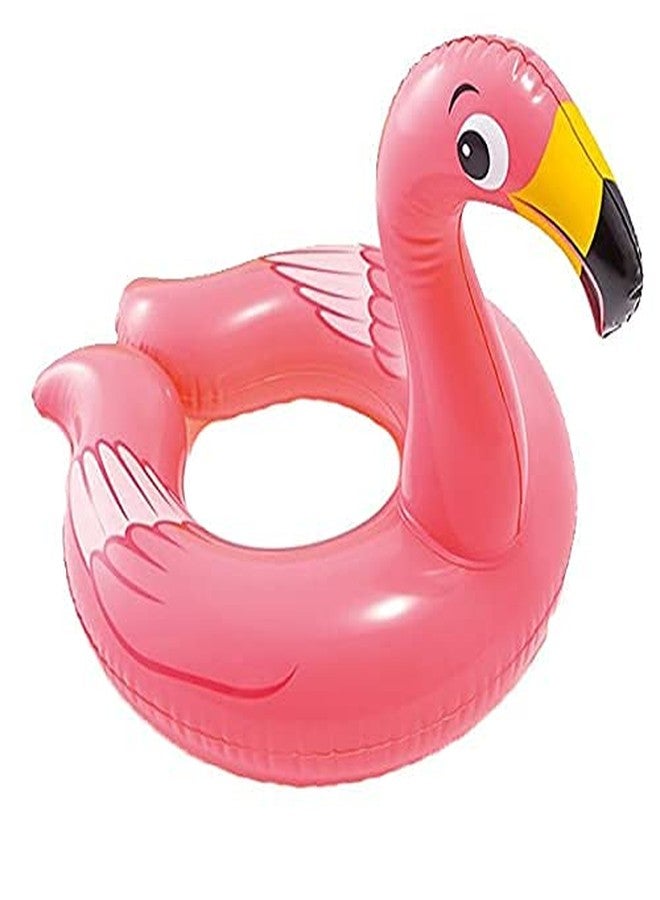 KidsZeeNie® Flamingo Split Animal Themed Inflatable Swimming Ring for Kids Summer Fun|Anti Flip Swimming Ring Tube for Kids 3 to 6 Boys,Girls| Circle Float Swim Tube for Pool Party, Lake, Beach - Image 1